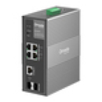 TP-Link IES206GPP switch Gestionado Gigabit Ethernet (10/100/1000) Energía sobre Ethernet (PoE) Negro