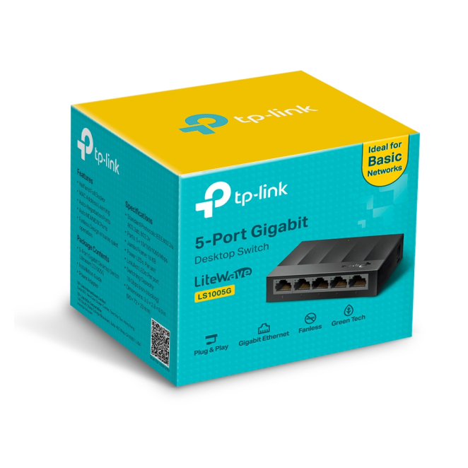 TP-Link LS1005G instalación sencilla