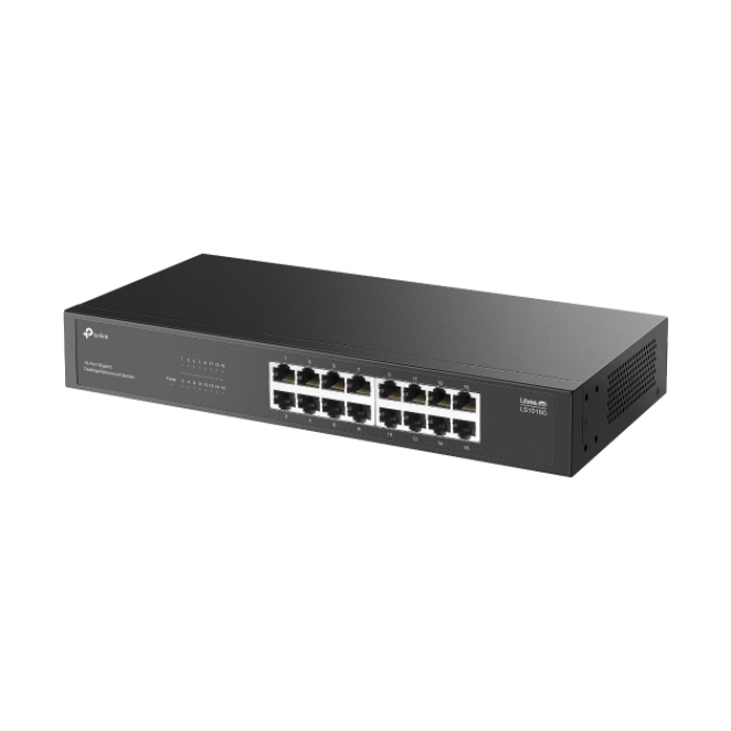 TP-Link LS1016G switch no administrado Gigabit Ethernet negro usuario ideal
