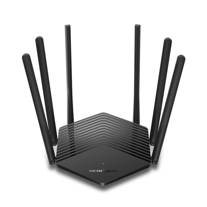 Mercusys MR50G router inalámbrico Gigabit Ethernet Doble banda (2,4 GHz / 5 GHz) Negro
