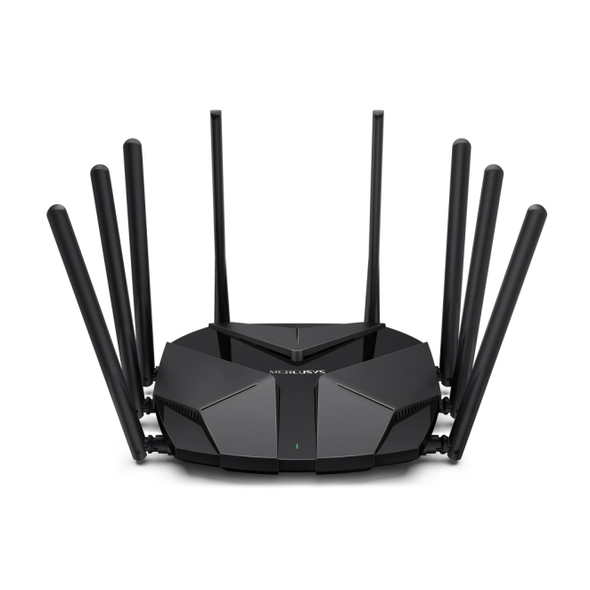 Mercusys MR90X router inalámbrico Gigabit Ethernet Doble banda (2,4 GHz / 5 GHz) Negro