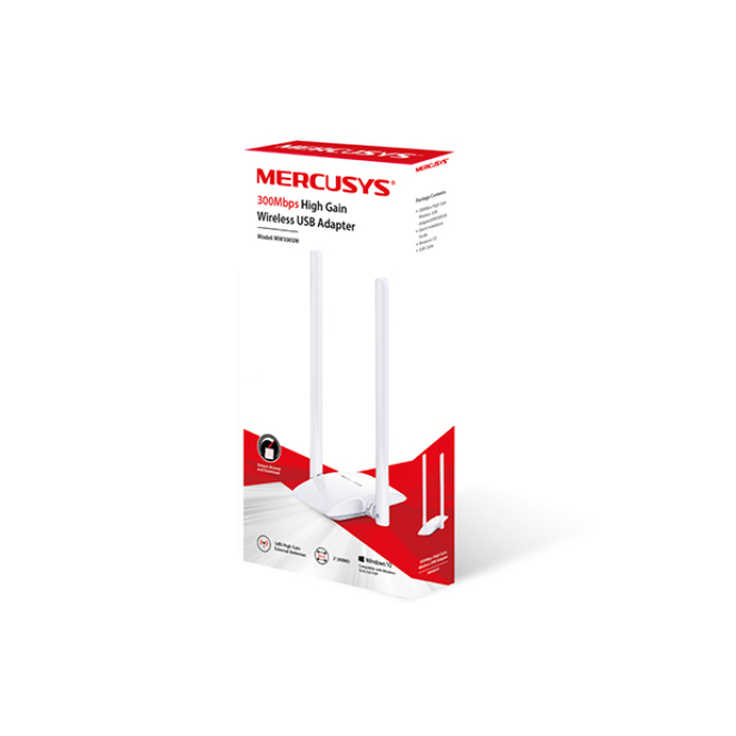Mercusys MW300UH adaptador y tarjeta de red WLAN 300 Mbit/s