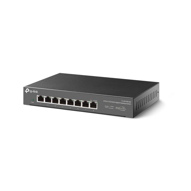 TP-Link TL-SG108-M2 switch No administrado 2.5G Ethernet (100/1000/2500) Negro