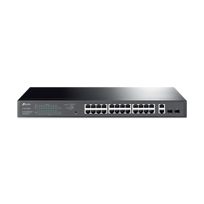 TP-Link TL-SG1428PE switch Gestionado L2 Gigabit Ethernet (10/100/1000) Energía sobre Ethernet (PoE) 1U Negro