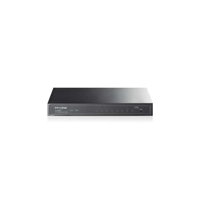 TP-Link JetStream TL-SG2008 switch Gestionado L2/L2+ Gigabit Ethernet (10/100/1000) Negro