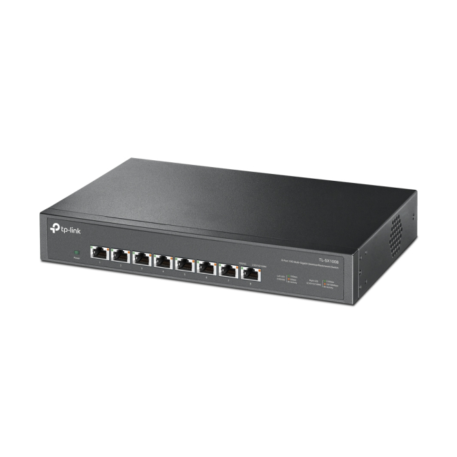 TP-Link TL-SX1008 switch No administrado 10G Ethernet (100/1000/10000) 1U Negro