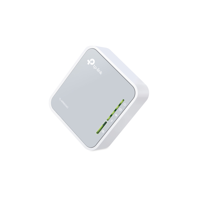 TP-Link TL-WR902AC router inalámbrico Ethernet rápido Doble banda (2,4 GHz / 5 GHz) 4G Blanco