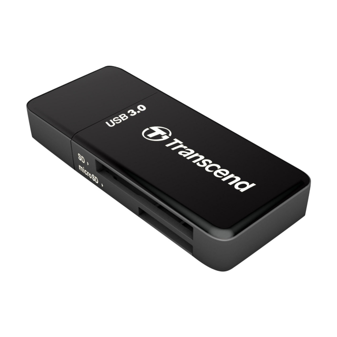 Transcend RDF5 lector de tarjeta USB 3.2 Gen 1 (3.1 Gen 1) Type-A Negro