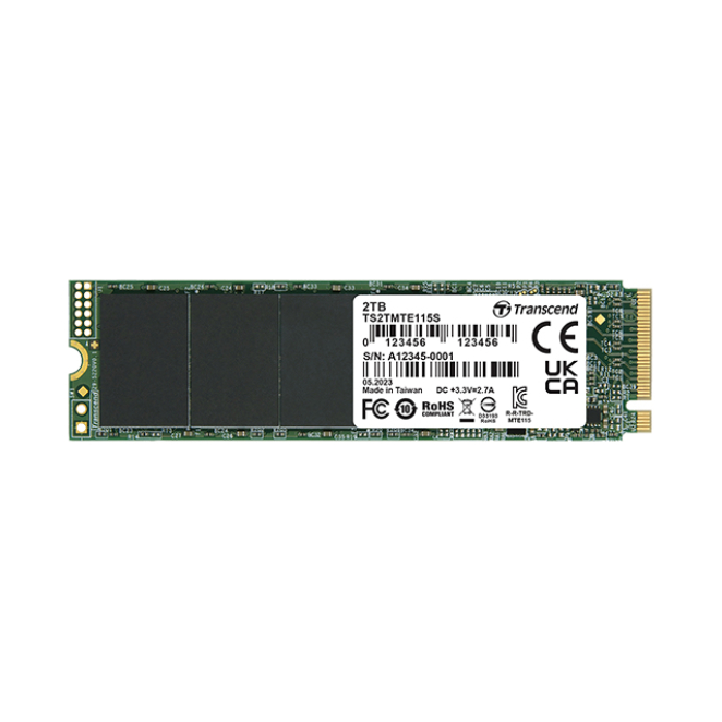 Transcend PCIe SSD 115S 1 TB M.2 PCI Express 3.0 NVMe 3D NAND