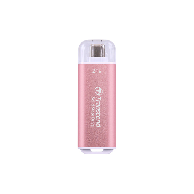 Transcend TS2TESD300P unidad externa de estado sólido 2 TB USB Tipo C Azul