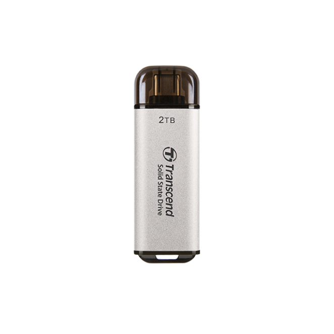 Transcend ESD300 2 TB USB Tipo C Plata