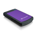 Transcend StoreJet 25H3P (USB 3.0), 2TB disco duro externo 5400 RPM 2.5″ Micro-USB B 3.2 Gen 1 (3.1 Gen 1) Negro, Púrpura