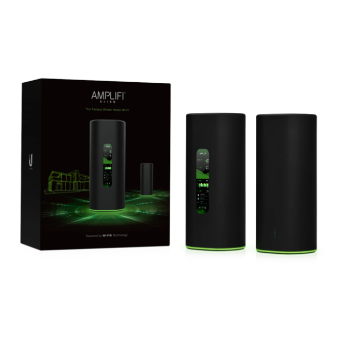 AmpliFi Alien WiFi Kit router inalámbrico Gigabit Ethernet Doble banda (2,4 GHz / 5 GHz) Negro, Verde
