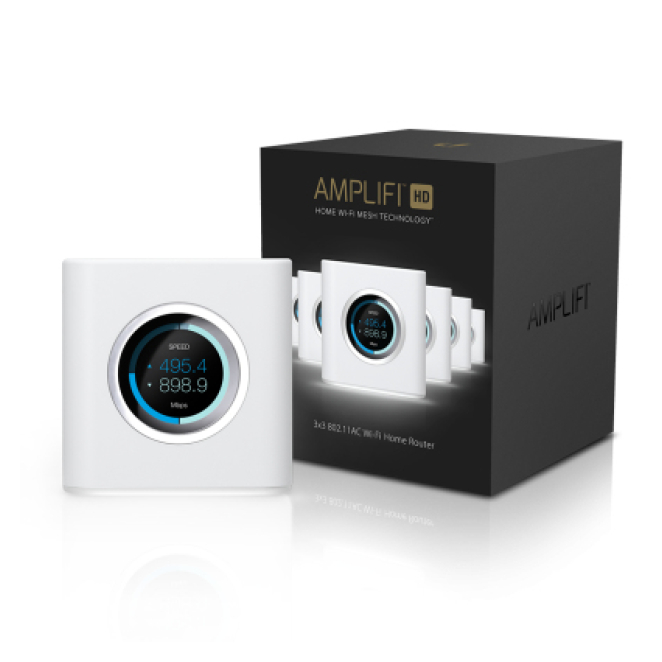 AmpliFi HD Mesh Router router inalámbrico Gigabit Ethernet Doble banda (2,4 GHz / 5 GHz) Blanco
