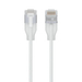 Ubiquiti UACC-Cable-Patch-EL-C6A-3M-W cable de red Translúcido, Blanco Cat6a
