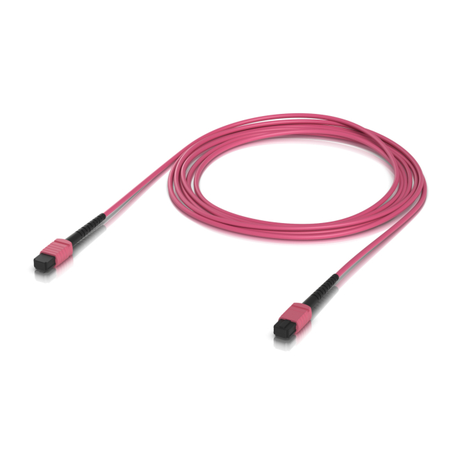 Ubiquiti UACC-OFC-MA-MPMP-3M-10 Cable de fibra óptica e InfiniBand Rosa