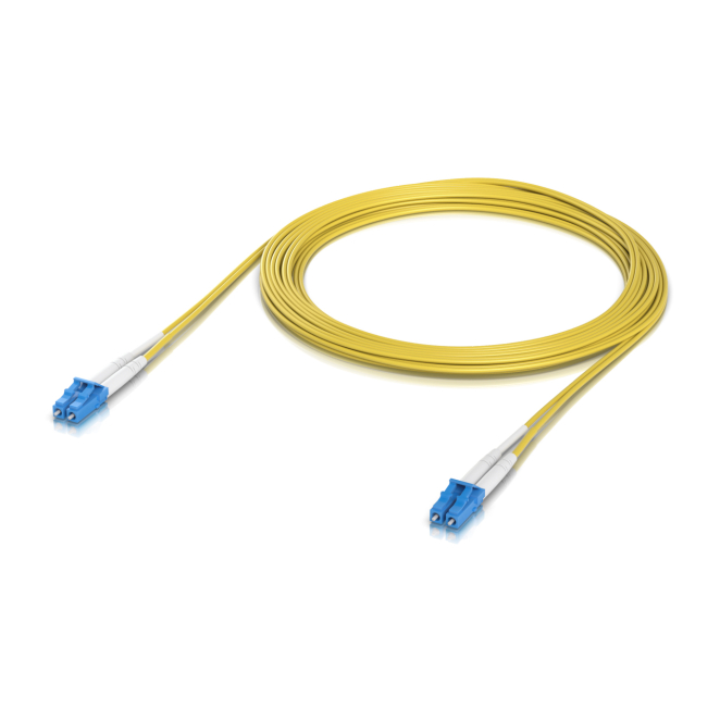 Ubiquiti UACC-OFC-S2-LULU-5M Cable de fibra óptica e InfiniBand LC LC/LC Amarillo
