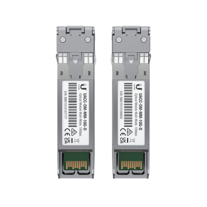 Ubiquiti UACC-OM-MM-10G-D-2 red modulo transceptor Fibra óptica 10000 Mbit/s 850 nm
