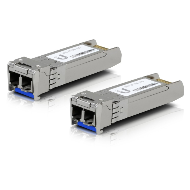 Ubiquiti UACC-OM-SM-10G-D-2 red modulo transceptor Fibra óptica 10000 Mbit/s SFP+ 1310 nm