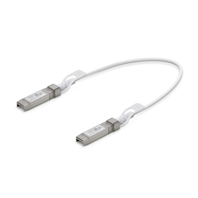 Ubiquiti UC-DAC-SFP+ Cable de fibra óptica e InfiniBand 0,5 m SFP+ Blanco
