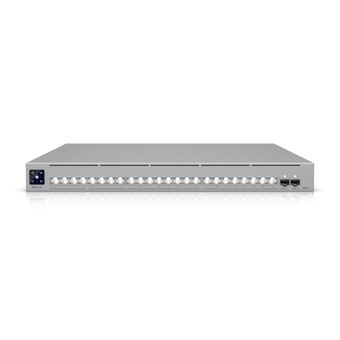 Ubiquiti UniFi Pro XG 24 - Vista frontal del switch gestionado