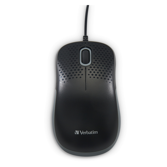Verbatim 49024 ratón mano derecha USB tipo A Óptico 1000 DPI