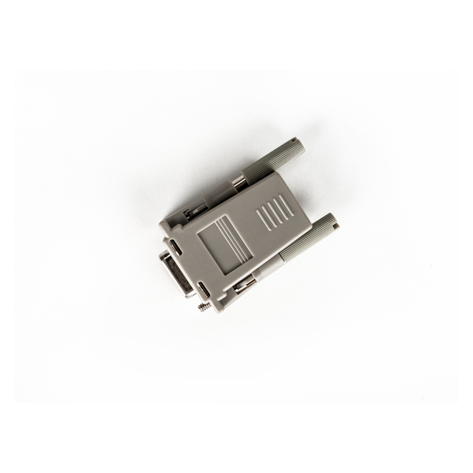 Vertiv Avocent ADB0210 cambiador de género para cable 9-pin DB-9 RJ-45 Negro