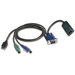 Vertiv Avocent DSAVIQ-PS2M cable para video, teclado y ratón (kvm) Negro