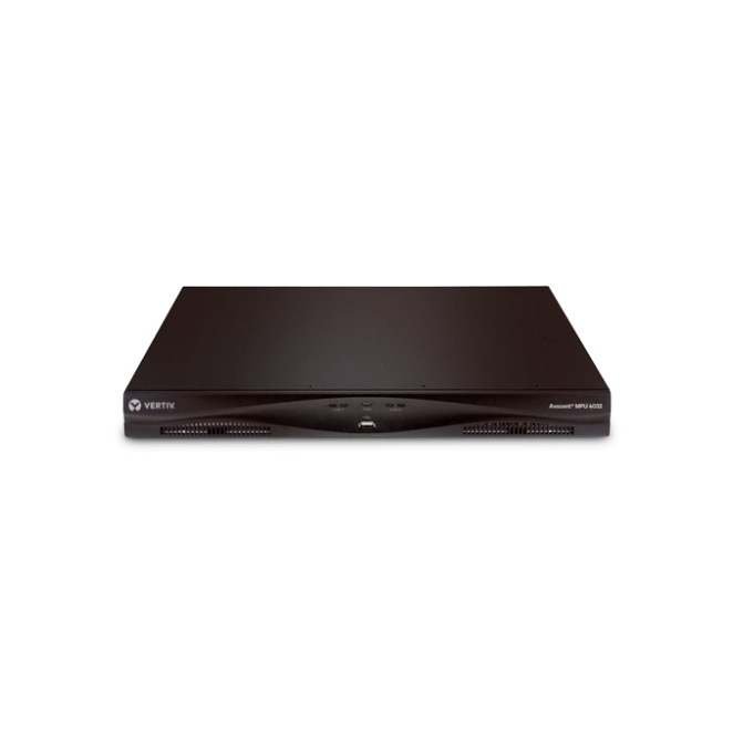 Vertiv Avocent MergePoint Unity de 32 puertos, 2 rutas KVM digitales y fuente de alimentación de CA dual
