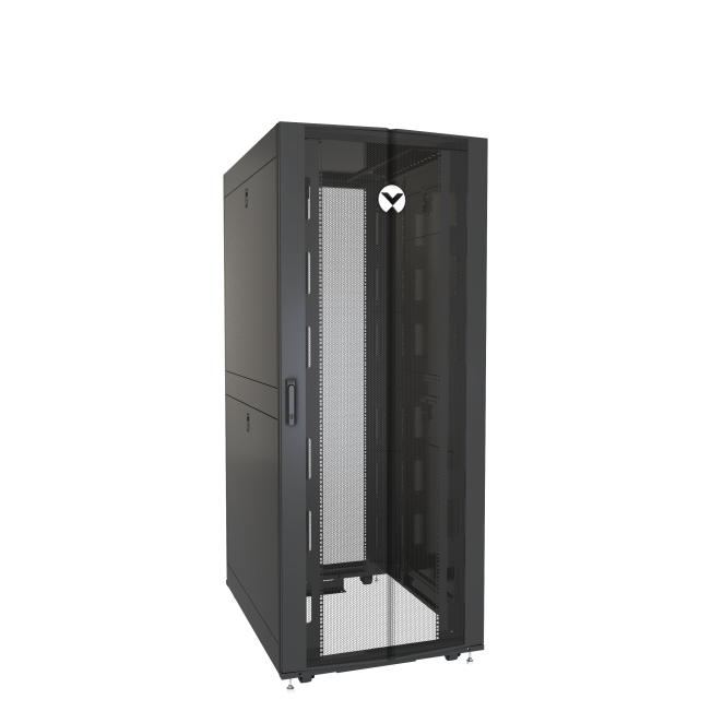 Vertiv VR3150 armario rack 42U Rack o bastidor independiente Negro, Transparente