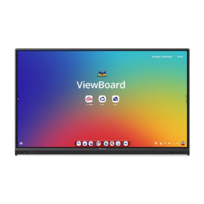 Viewsonic IFP6553 pizarra blanca interactiva 165,1 cm (65″) 3840 x 2160 Pixeles Pantalla táctil Negro