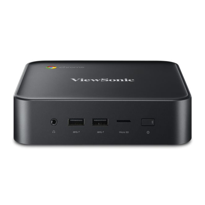 Viewsonic NMP760 PCs/estación de trabajo Intel® Celeron® 5205U 8 GB DDR4-SDRAM 64 GB eMMC ChromeOS Mini PC Negro