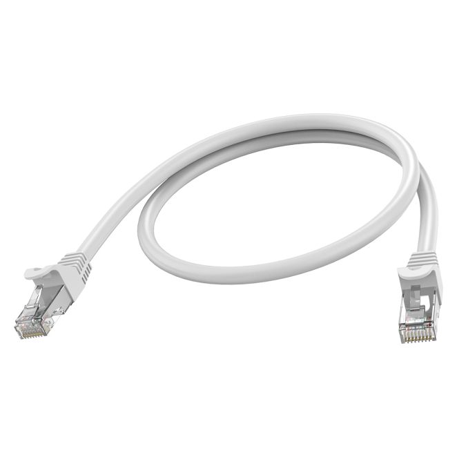 Vision TC 0.5MCAT6A cable de red Blanco 0,5 m Cat6a U/UTP (UTP)