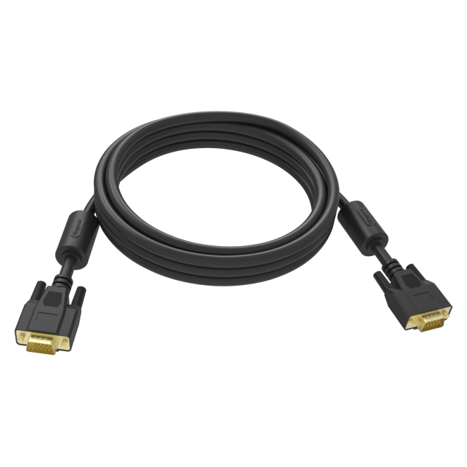 Vision TC 10MVGAP/BL cable VGA 10 m VGA (D-Sub) Negro