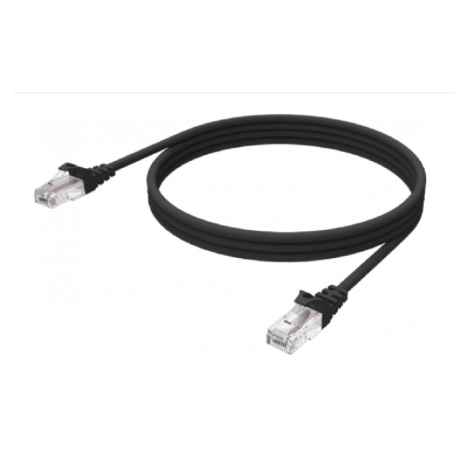 Vision TC-1MCAT6-BL cable de red Negro 1 m Cat6 U/UTP (UTP)