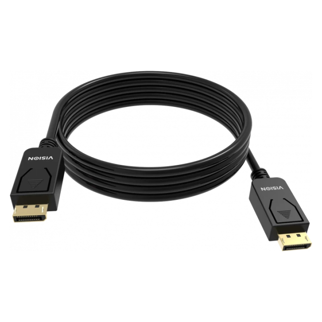 Vision TC 2MDP8K/BL cable DisplayPort 2 m Negro
