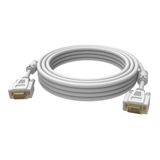 Vision 2x VGA 15-pin D-Sub, 3m cable VGA VGA (D-Sub) Blanco