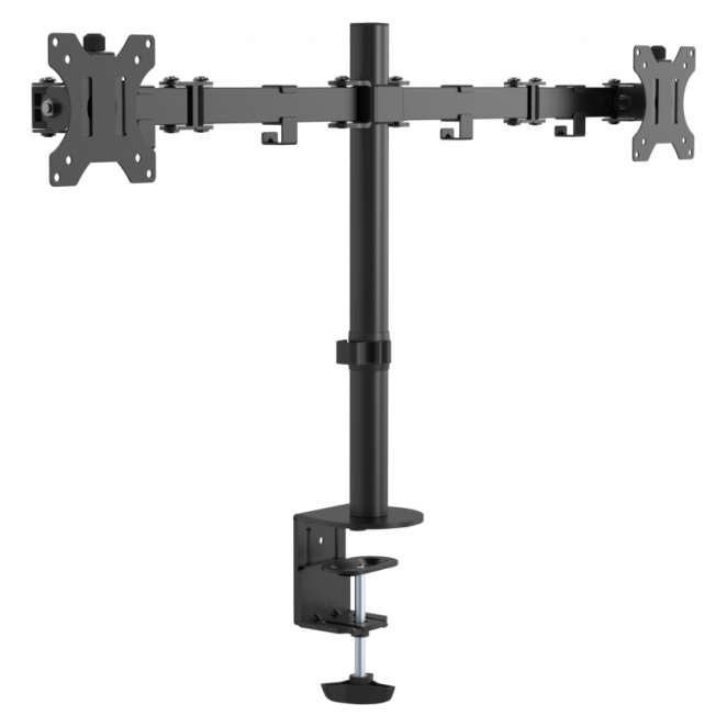 Vision VFM-DPD2B soporte para monitor 68,6 cm (27″) Escritorio Negro
