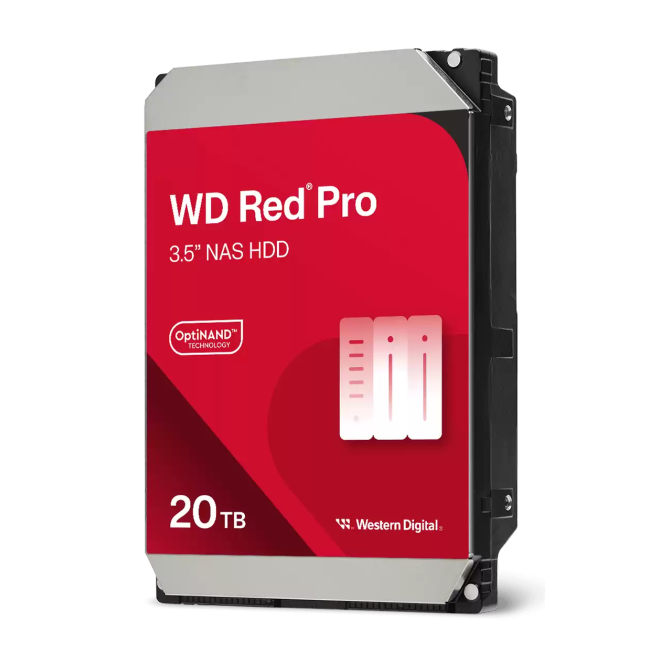 Western Digital Red Pro WD202KFGX disco duro interno 20 TB 7200 RPM 512 MB 3.5″ Serial ATA III
