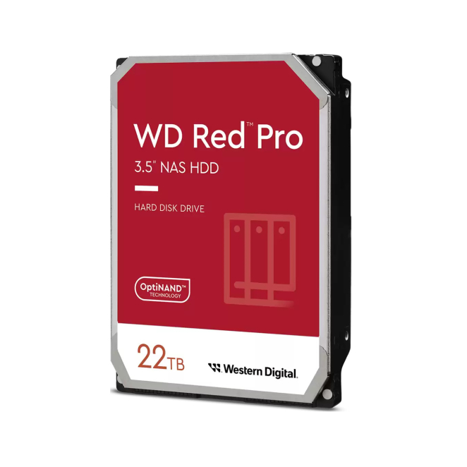 Western Digital Red Pro disco duro interno 22 TB 7200 RPM 512 MB 3.5″ Serial ATA III