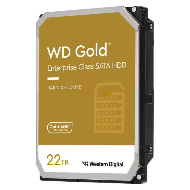 Western Digital Gold disco duro interno 22 TB 7200 RPM 512 MB 3.5″ Serial ATA III