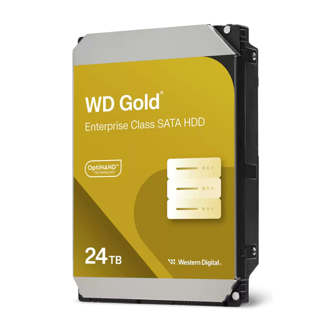 Western Digital Gold WD242KRYZ disco duro interno 24 TB 7200 RPM 512 MB 3.5″ Serial ATA III
