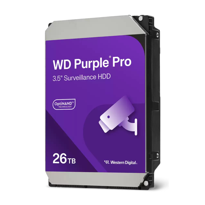 Western Digital Purple Pro WD240PURP disco duro interno 26 TB 7200 RPM 3.5″ Serial ATA III