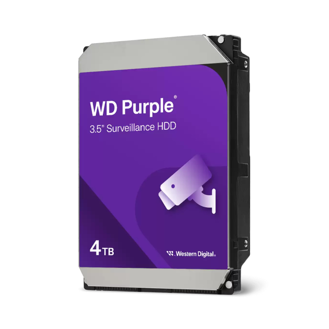 Western Digital Purple disco duro interno 4 TB 5400 RPM 128 MB 3.5″ Serial ATA III
