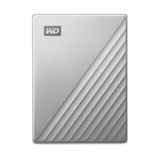 Western Digital My Passport Ultra disco duro externo 1 TB USB Tipo C Negro, Plata