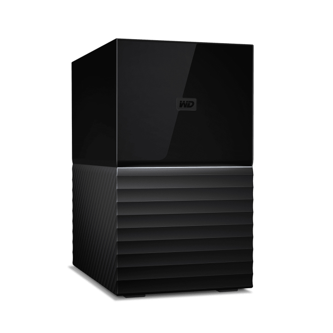 Western Digital My Book Duo disco duro externo 24 TB vista lateral