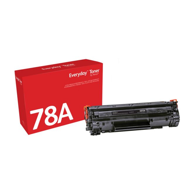 El tóner Everyday™ Negro de Xerox es compatible con HP 78A (CE278A), Capacidad estándar