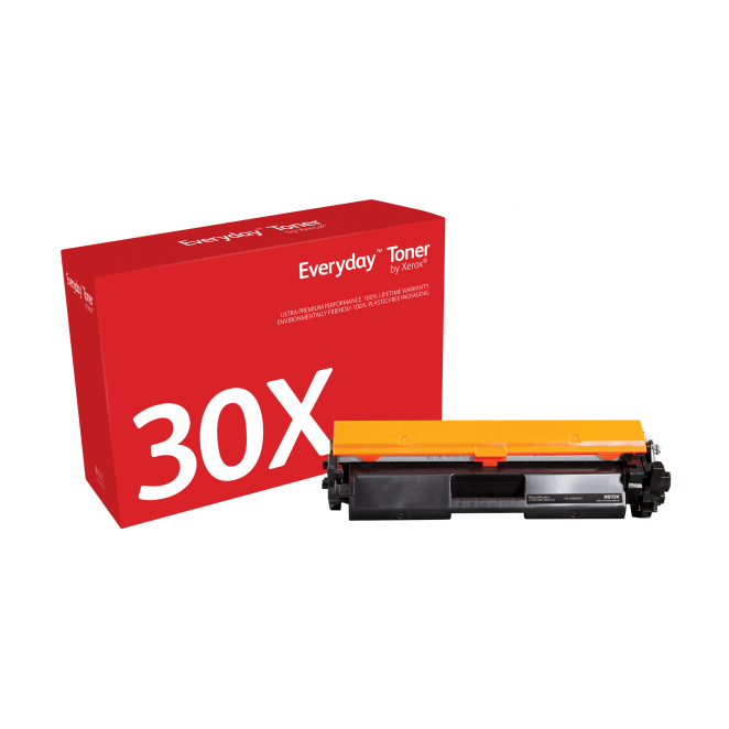El tóner Everyday™ Negro de Xerox es compatible con HP 30X (CF230X), Capacidad alta