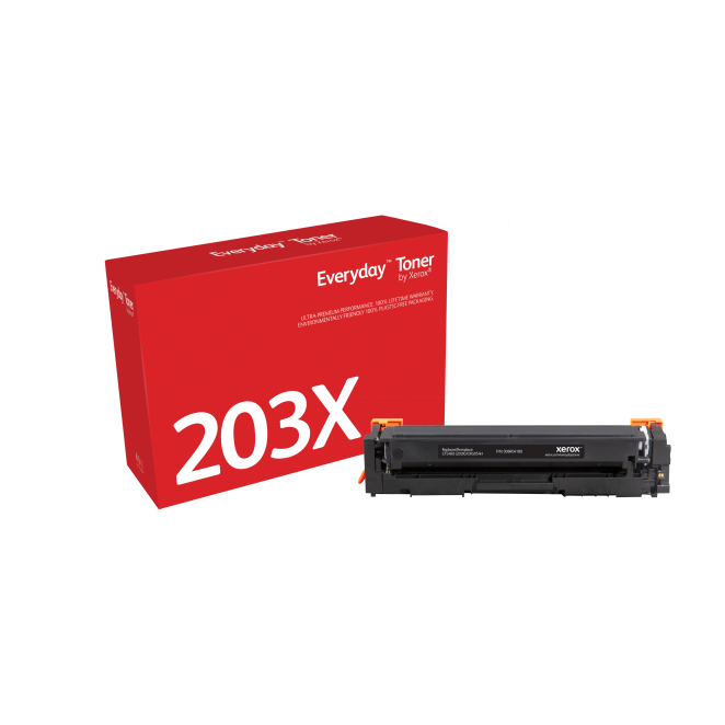 El tóner Everyday™ Negro de Xerox es compatible con HP 203X (CF540X), Capacidad alta