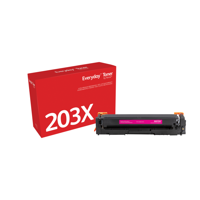 El tóner Everyday™ Magenta de Xerox es compatible con HP 203X (CF543X), Capacidad alta